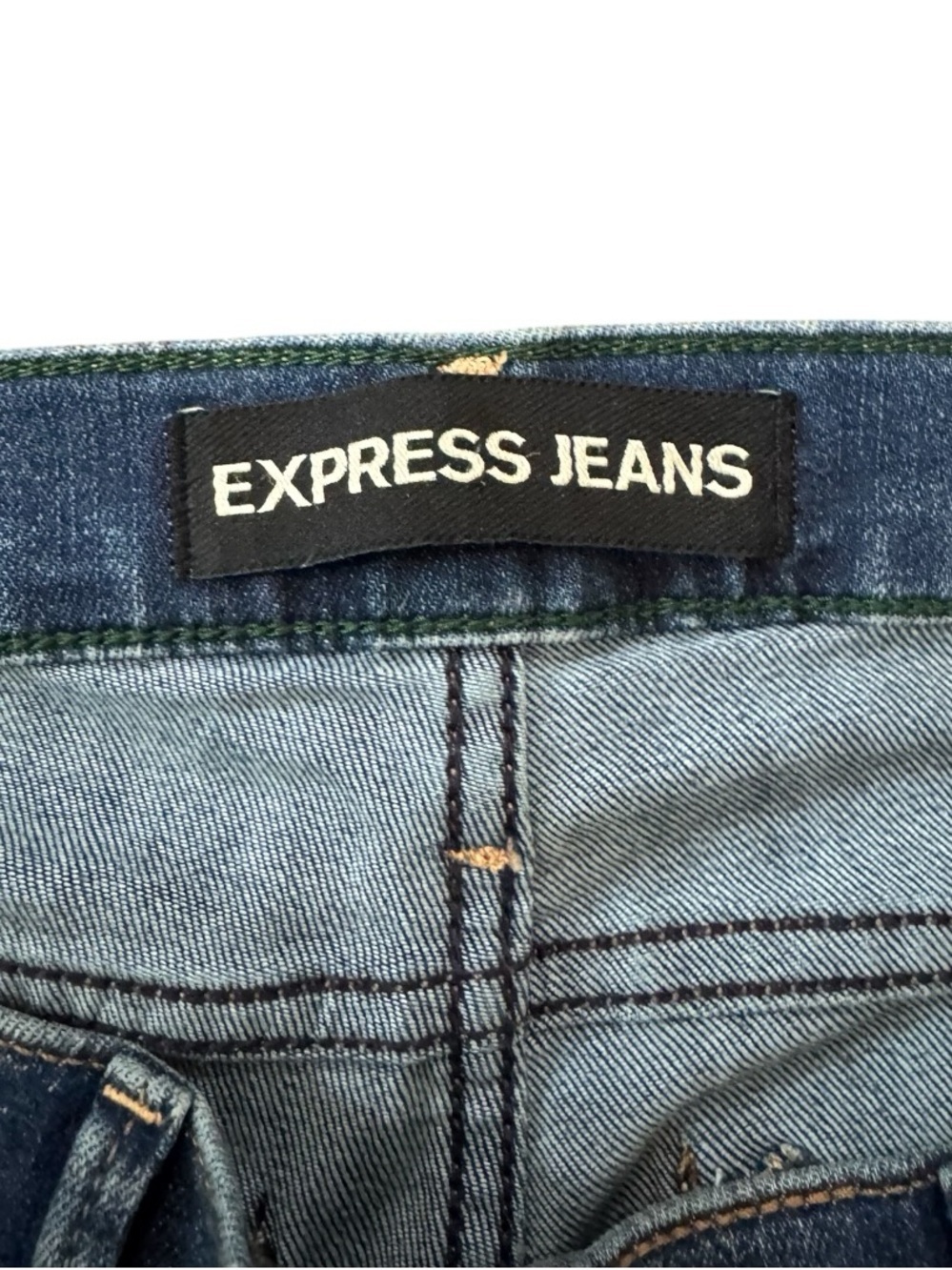 Express Women's Medium Blue Skinny Jeans - Picture 8 of 8
